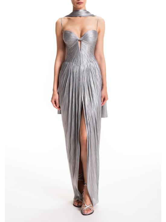 26SS 마리아루시아호한 미디 원피스 TONIA ICEBLUE Silver - MARIA LUCIA HOHAN