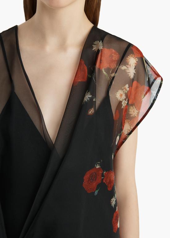 26SS 케이트 미디 원피스 55833431 369 Black - KHAITE