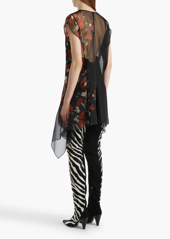 26SS 케이트 미디 원피스 55833431 369 Black - KHAITE