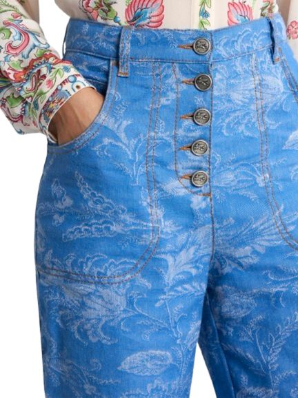 26SS 에트로 데님 팬츠 WRNB000499TJEK7 S9880 Clear Blue - ETRO