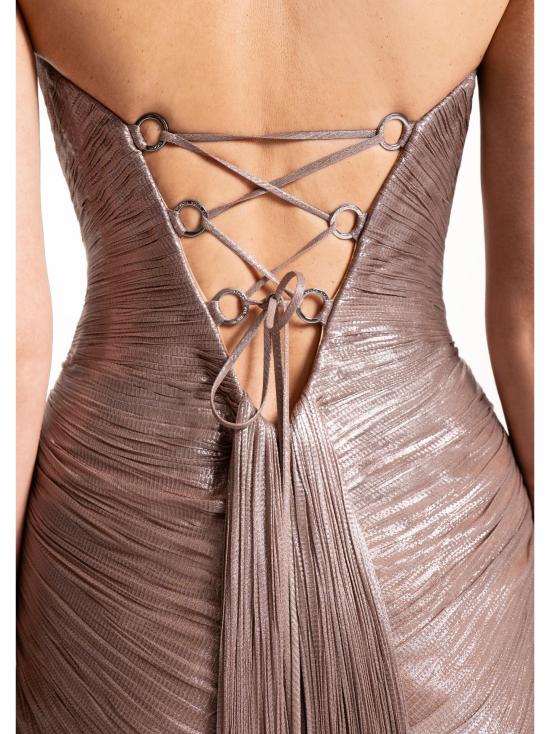 26SS 마리아루시아호한 미디 원피스 ALESSANDRA FRAPPE Pink - MARIA LUCIA HOHAN