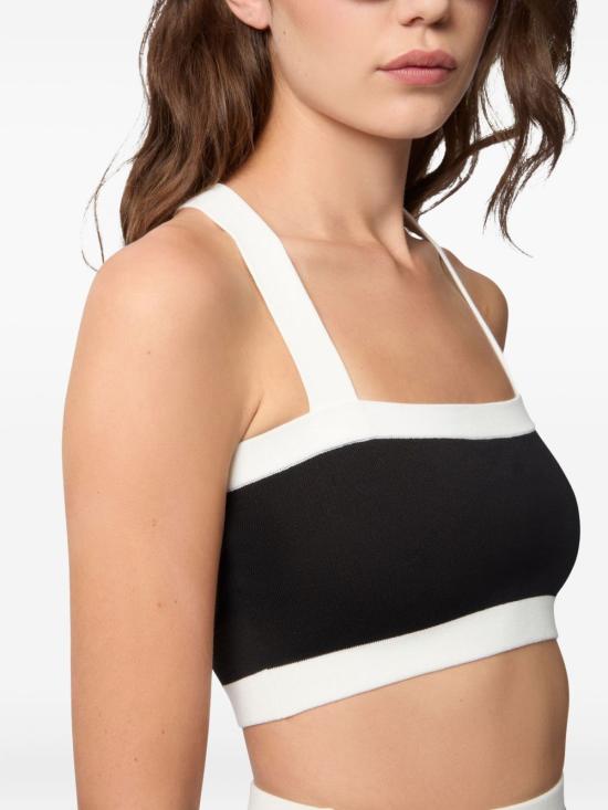 26SS 니나리찌 긴팔 티셔츠 26PMPU004ML0596 M1318 Black - NINA RICCI