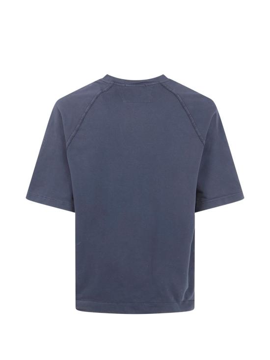 26SS 씨피 컴퍼니 라이트 플리스 숏슬리브 스웨트셔츠 20CMSS034A002246G 888 Blue - C.P. COMPANY