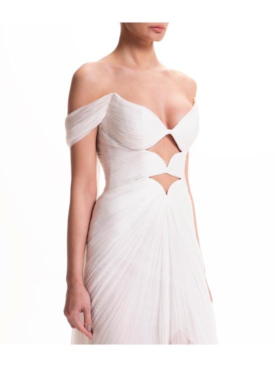 26SS 마리아루시아호한 미디 원피스 CASSIOPEA PEARLWHITE White - MARIA LUCIA HOHAN