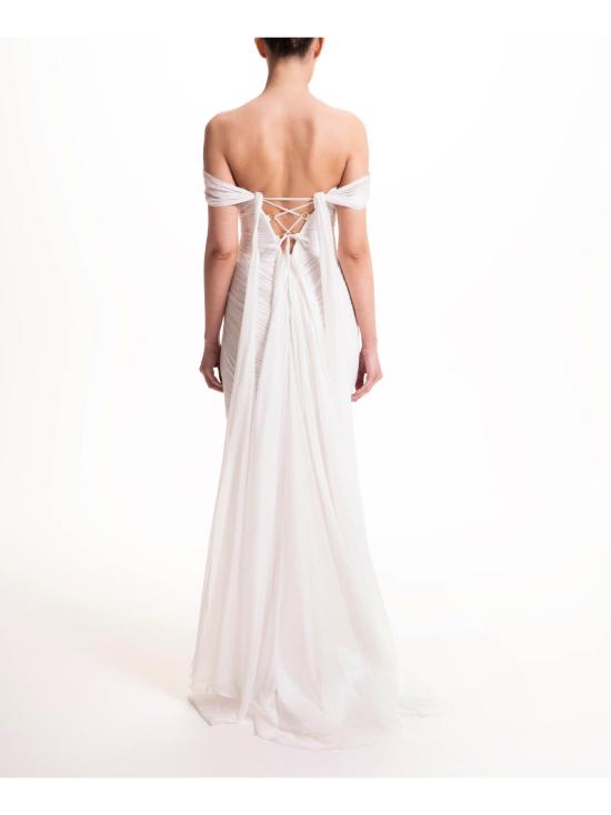 26SS 마리아루시아호한 미디 원피스 CASSIOPEA PEARLWHITE White - MARIA LUCIA HOHAN