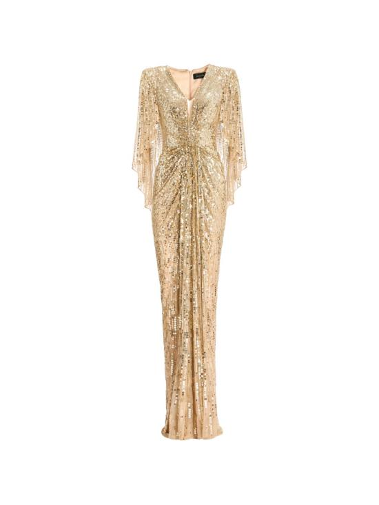 26SS JENNY PACKHAM 미디 원피스 JPCLS158ZD 820 Golden
