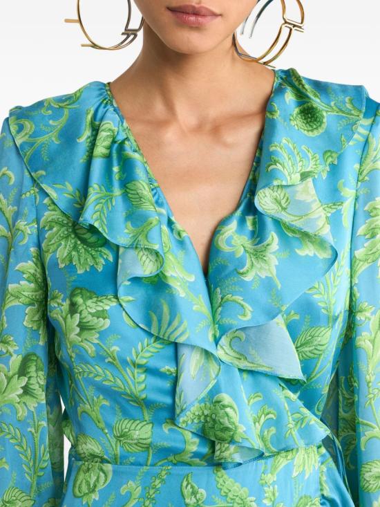 26SS 에트로 미디 원피스 WRHA055799SA1N6 X0885 Blue - ETRO