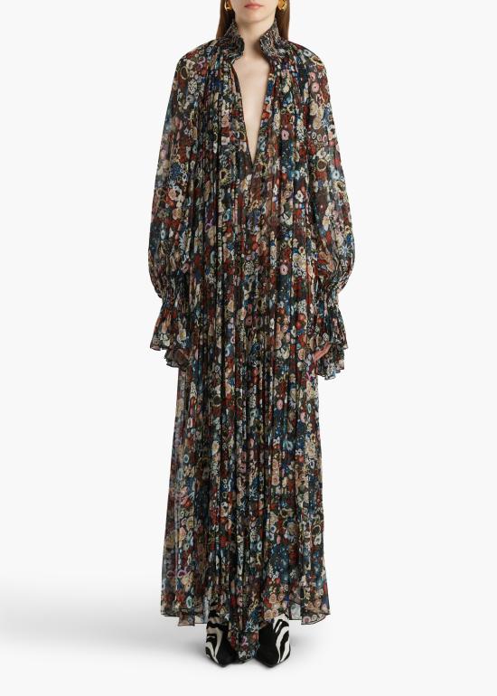 26SS 케이트 미디 원피스 55653372 283 MultiColour - KHAITE