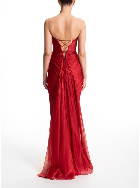 26SS 마리아루시아호한 미디 원피스 JULIETA SALSA Red - MARIA LUCIA HOHAN