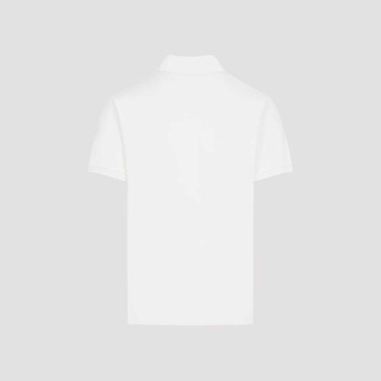 몽클레어 폴로 티셔츠 반팔 폴로 셔츠 내추럴 - MONCLER