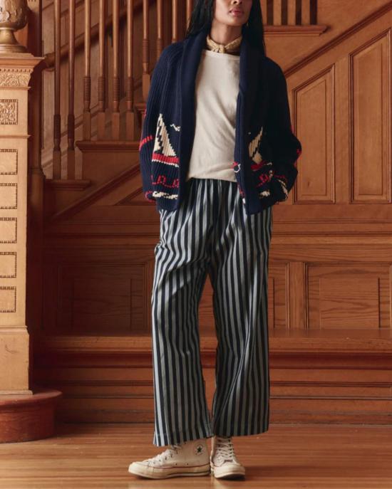  더 그레이트 가디건 . 세일보트 카디건 다크 네이비 - THE GREAT