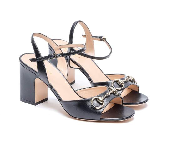  구찌 힐/펌프스 호스빗 펌프 샌들 블랙 - GUCCI