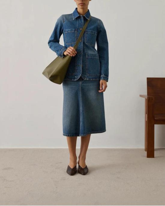  쉐르 데님 자켓 Soeur Garry 데님 재킷 블루 - SOEUR