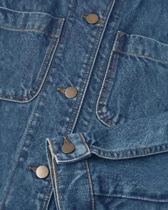  쉐르 데님 자켓 Soeur Garry 데님 재킷 블루 - SOEUR