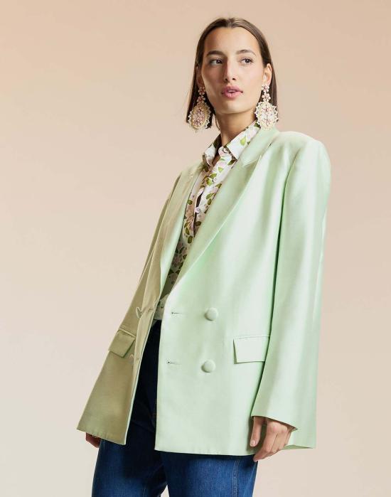  신시아 로리 수트 자켓 신시아 로울리 더 브레이커스 더블 브레스티드 블레이저 민트