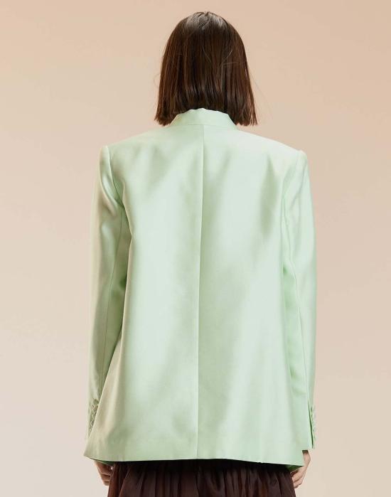  신시아 로리 수트 자켓 신시아 로울리 더 브레이커스 더블 브레스티드 블레이저 민트 - CYNTHIA ROWLEY