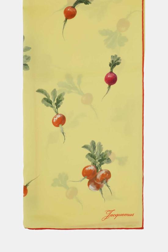  자크뮈스 머플러/스카프 르 풀라르 라디스 스카프 옐로우 - JACQUEMUS