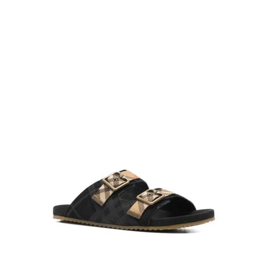  버버리 뮬/슬리퍼 블랙/뉴트럴 - BURBERRY