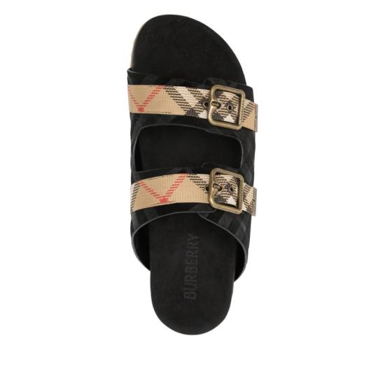  버버리 뮬/슬리퍼 블랙/뉴트럴 - BURBERRY