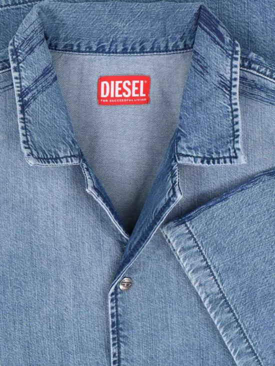  디젤 데님 팬츠 Diesel D Nabil S3 셔츠 블루 - DIESEL