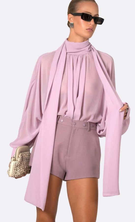  논살란트 레이블 숏팬츠 논샬런트 라벨 제흐라 쇼츠 라일락