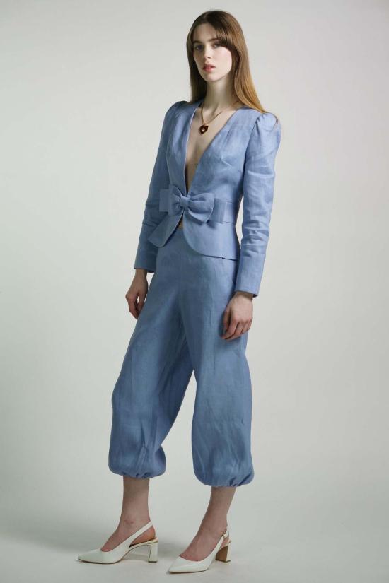  크리스티닛 자켓 Kristinit 콘플라워 리넨 Anaïs 재킷 - KRISTINIT