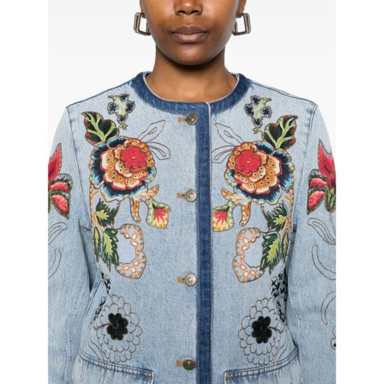  발렌티노 가라바니 봄버 자켓 발렌티노 아우터 다운 재킷 블루 - VALENTINO GARAVANI