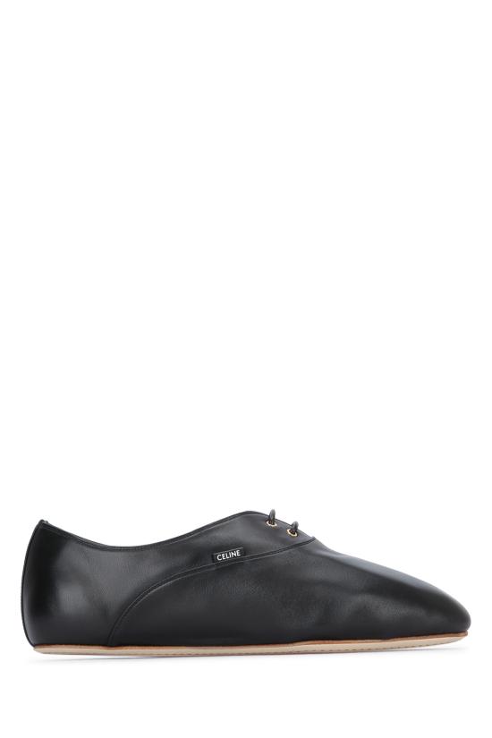 26SS 셀린느 발레 레이스업 슈 램스킨 365775272C 38NO Black