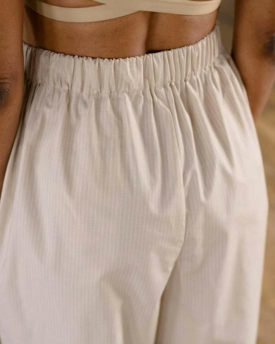  [키즈] 베이스레인지 트레이닝/조거 팬츠 브랜드 클로드  브라운 스트라이프 - BASERANGE