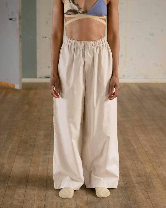  [키즈] 베이스레인지 트레이닝/조거 팬츠 브랜드 클로드  브라운 스트라이프 - BASERANGE