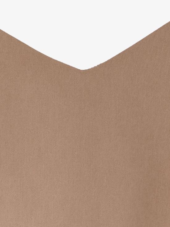  막스마라 블라우스 막스 마라 실크 문기아 탑 브라운 - MAX MARA