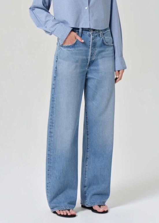  시티즌 오브 휴머니티 데님 팬츠 시티즌스 오브 휴머니티 아일라 배기 인 큐피드 진 - CITIZEN OF HUMANITY