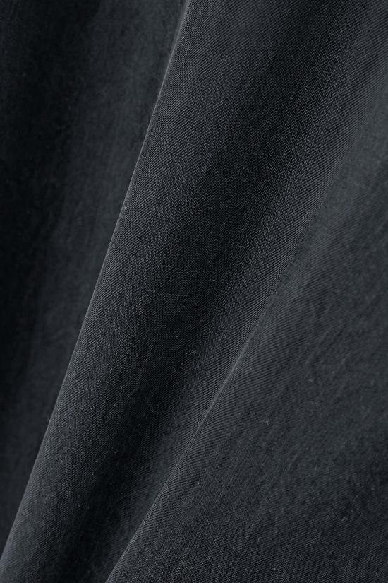  아모멘토 블라우스 차콜 래글런 쿠프로 탑 - AMOMENTO