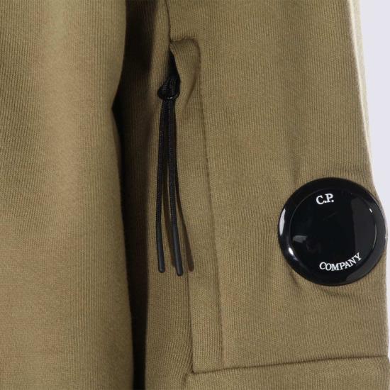  씨피 컴퍼니 긴팔 티셔츠 C.P. 컴퍼니 베이지 코튼 스웨트셔츠 드라이 허브 - C.P. COMPANY