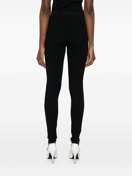  구찌 스트레이트 팬츠 스키니핏 팬츠 블랙 - GUCCI