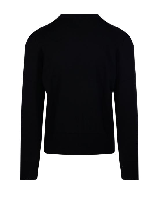 26SS 아미 ADC 크루넥 스웨터 HKS826 001 009 BLACK RED - AMI