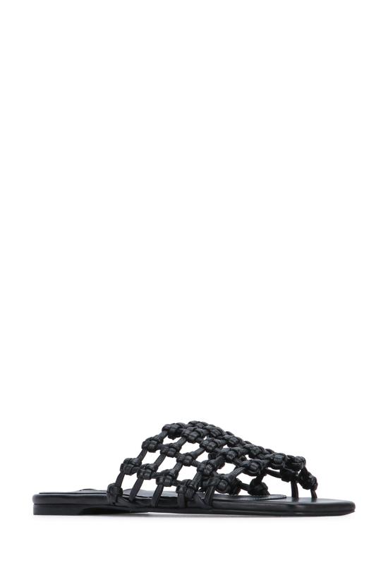 25FW 토템 뮬/슬리퍼 253WAS0244LE0146 001 BLACK - TOTEME