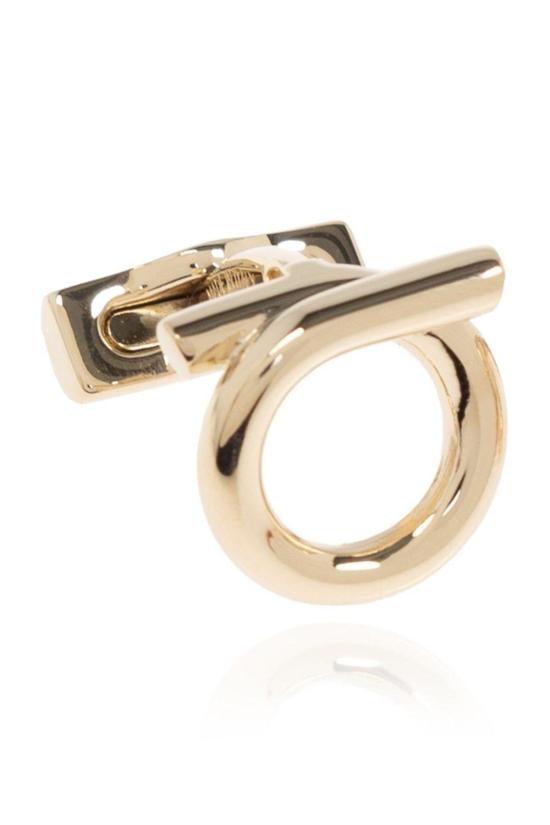  살바토레 페라가모 커프스 링크/타이 홀더 페라가모 간치니 커프링크스 실버 - SALVATORE FERRAGAMO