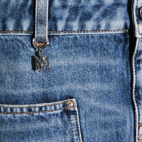  아미리 데님 스커트 코튼  블루 - AMIRI