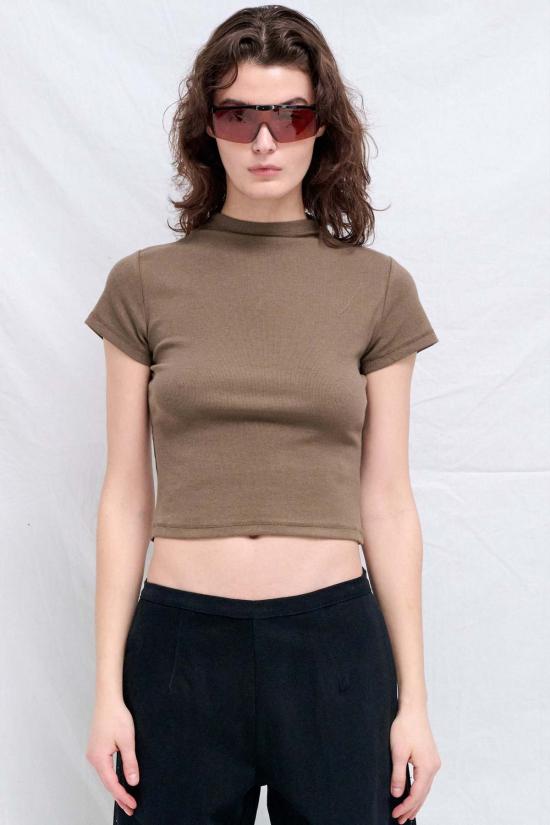  어셈블리 뉴욕 반팔 티셔츠 어셈블리 슬림핏 모크넥 티셔츠