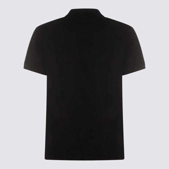  에트로 폴로 티셔츠 블랙 코튼 폴로 셔츠 블랙 - ETRO