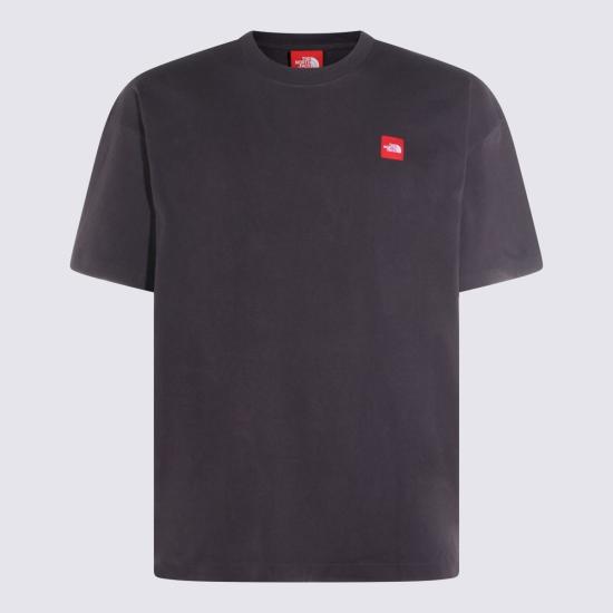  노스페이스 반팔 티셔츠 코튼 티셔츠 옵시디언