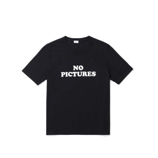  큘 반팔 티셔츠 쿨레 더 모던 노 픽처스 티셔츠 블랙