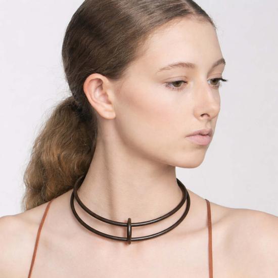  메탈렙시스 프로젝트 목걸이/팬던트 플로트 칼라 금도금 스테인리스 스틸 - METALEPSIS PROJECTS