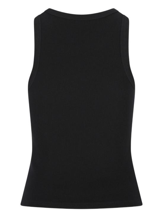  지방시 민소매 티셔츠 로고 코튼 탱크탑 블랙 - GIVENCHY