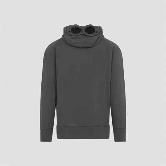  씨피 컴퍼니 긴팔 티셔츠 C.P. 컴퍼니 오픈 후디 건메탈 - C.P. COMPANY