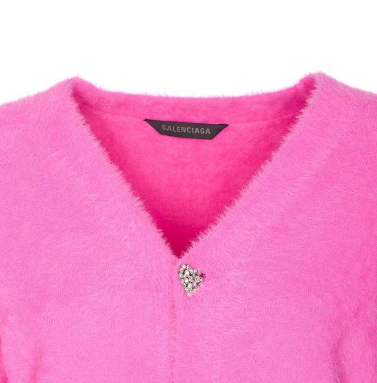  발렌시아가 가디건 핑크 카디건 - BALENCIAGA