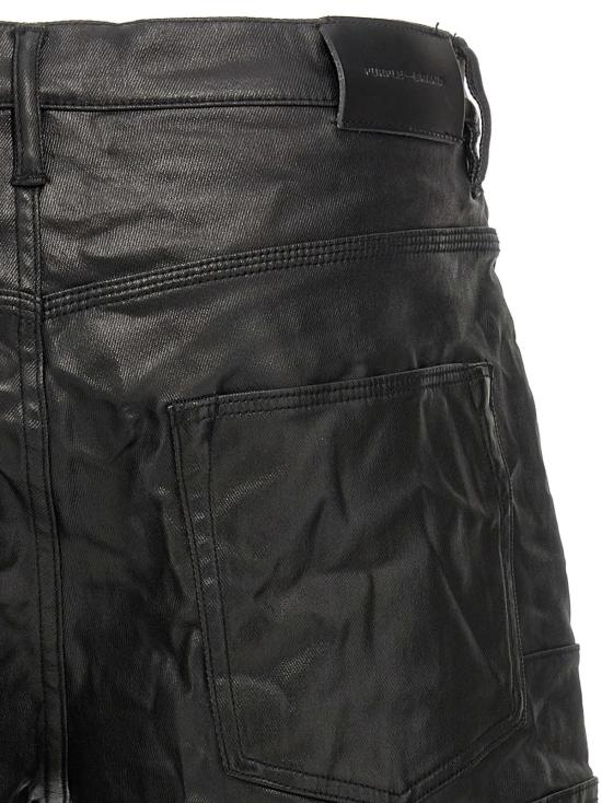  퍼플 브랜드 숏팬츠 퍼플 하이샤인 카고 버뮤다 반바지 블랙 - PURPLE BRAND