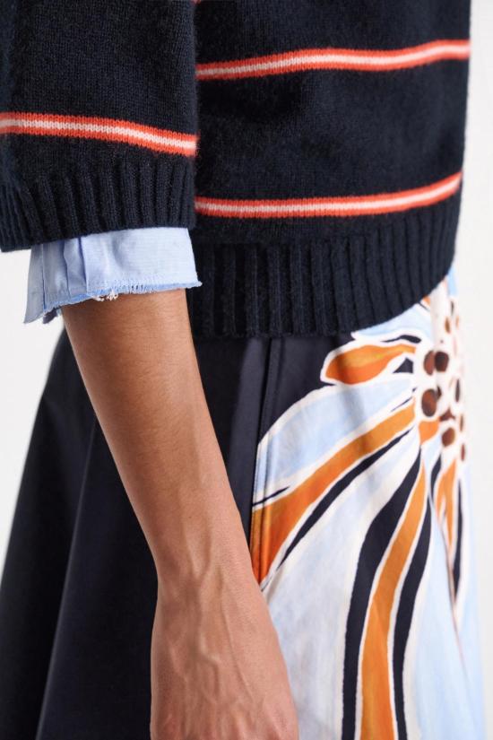  도로시 슈마허 스웨터 도로테 슈마허 스포티 스테이트먼트 , 활기 넘치는 블루 트리오 - DOROTHEE SCHUMACHER