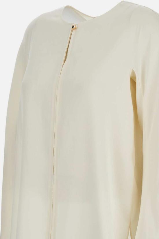  막스마라 블라우스 막스 마라 실크 셔츠  화이트 - MAX MARA